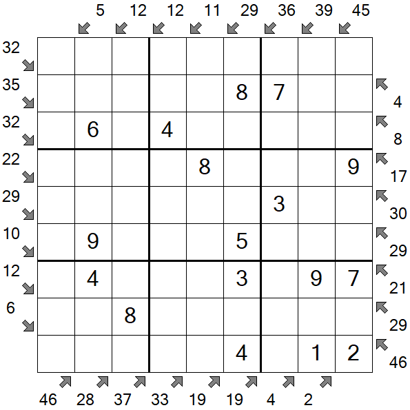 Little Killer Sudoku - Simple