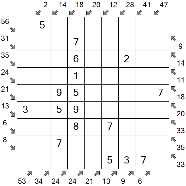 Little Killer Sudoku - Simple