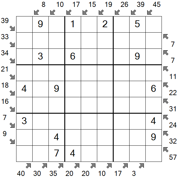 Little Killer Sudoku - Simple