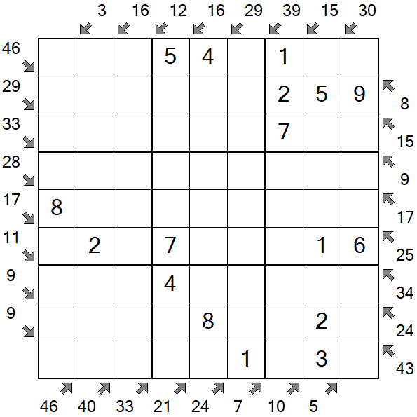 Little Killer Sudoku - Simple