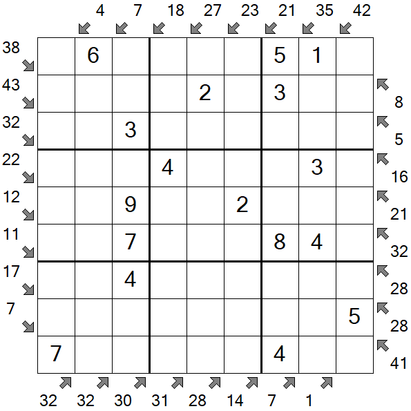Little Killer Sudoku - Fácil