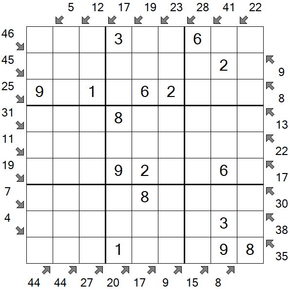 Little Killer Sudoku - Einfach