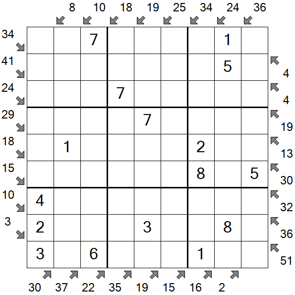 Little Killer Sudoku - Simple