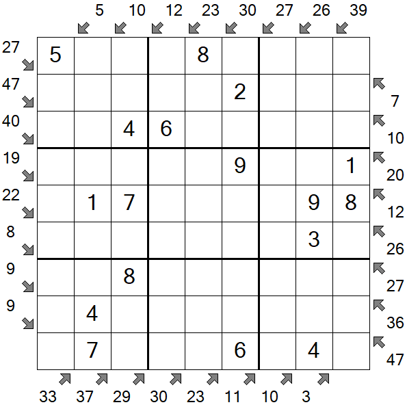 Little Killer Sudoku - Simple