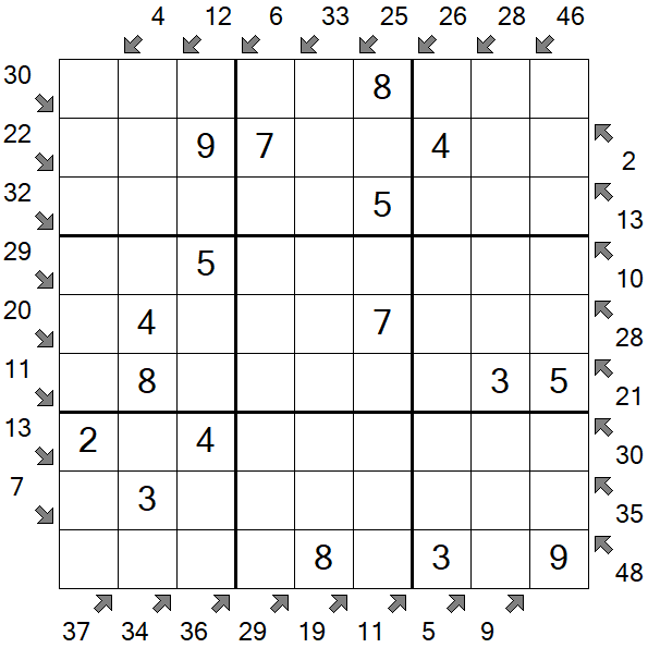 Little Killer Sudoku - Simple