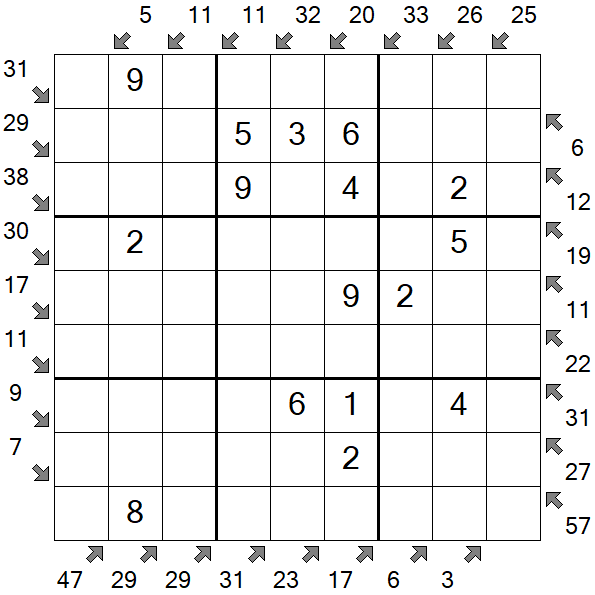 Little Killer Sudoku - Fácil