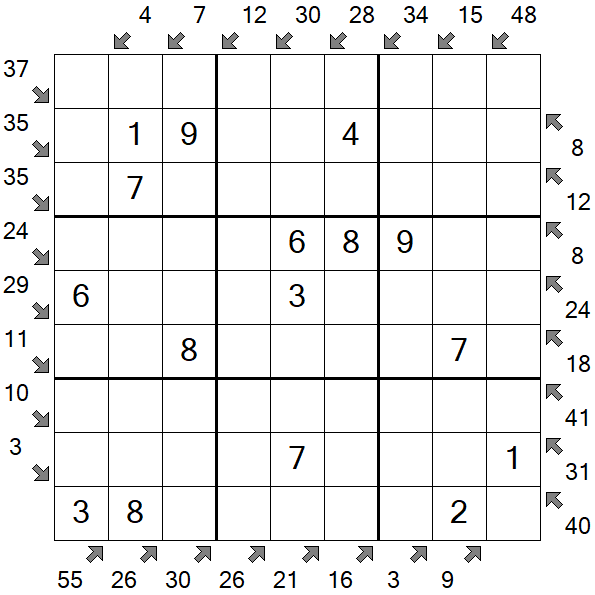 Little Killer Sudoku - Fácil