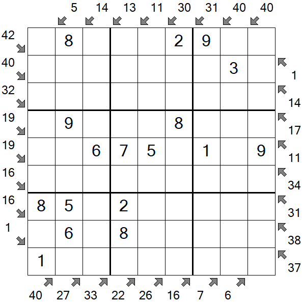 Little Killer Sudoku - Simple