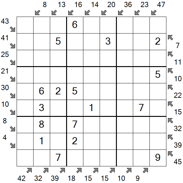 Little Killer Sudoku - Einfach