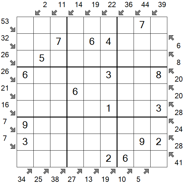 Little Killer Sudoku - Simple