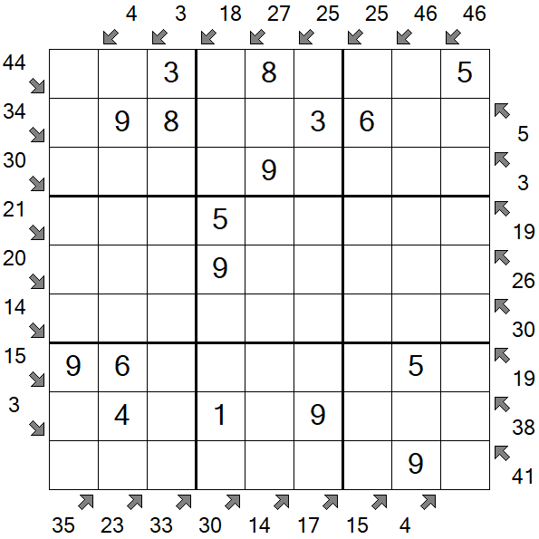 Little Killer Sudoku - Simple
