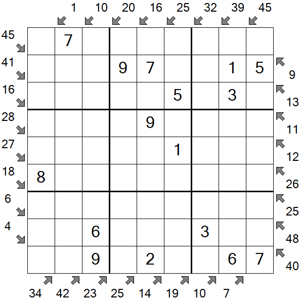 Little Killer Sudoku - Simple