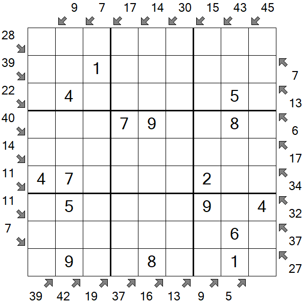 Little Killer Sudoku - Simple