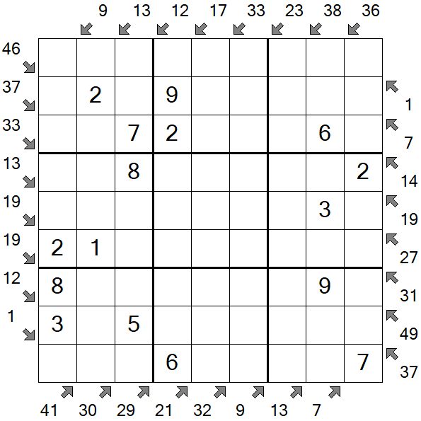 Little Killer Sudoku - Fácil