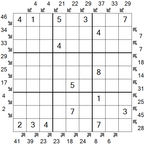 Little Killer Sudoku - Fácil