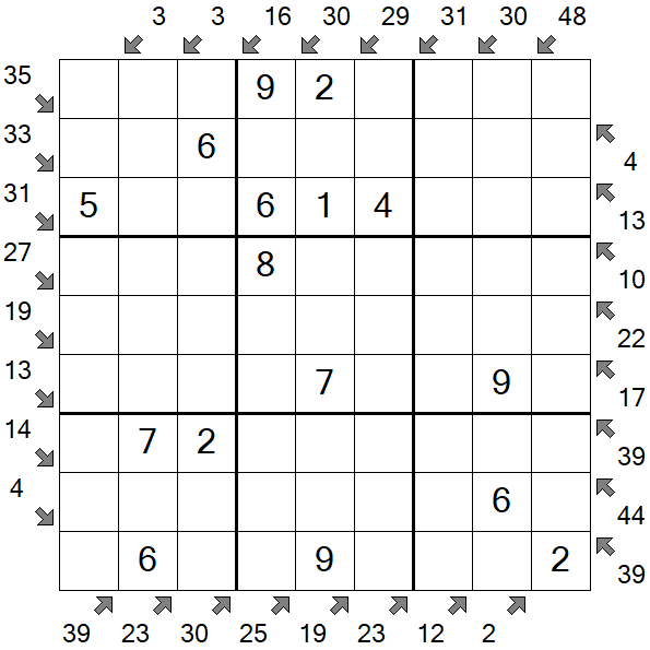 Little Killer Sudoku - Fácil