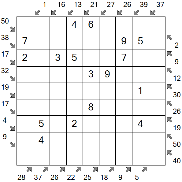 Little Killer Sudoku - Simple