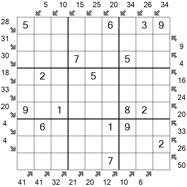 Little Killer Sudoku - Easy