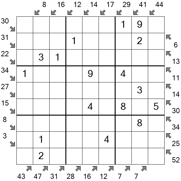 Little Killer Sudoku - Fácil