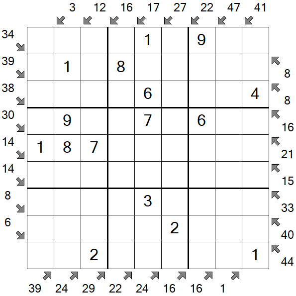 Little Killer Sudoku - Einfach
