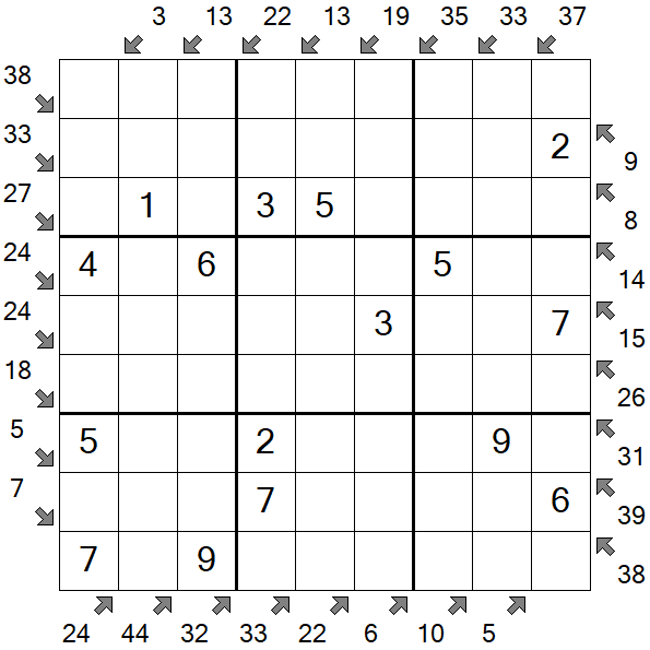 Little Killer Sudoku - Einfach