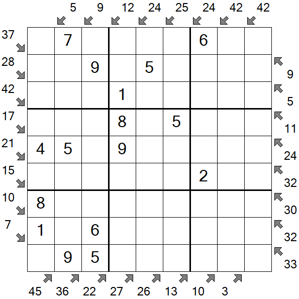 Little Killer Sudoku - Simple