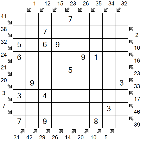 Little Killer Sudoku - Fácil