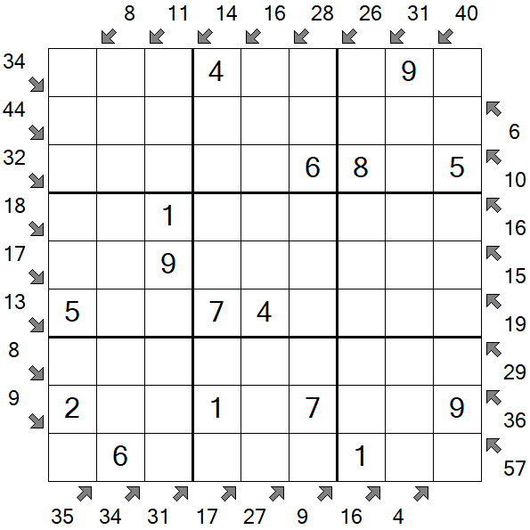 Little Killer Sudoku - Easy