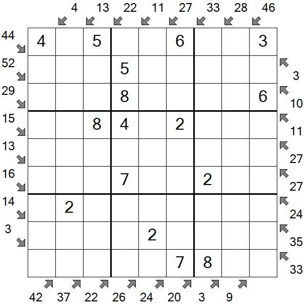 Little Killer Sudoku - Simple