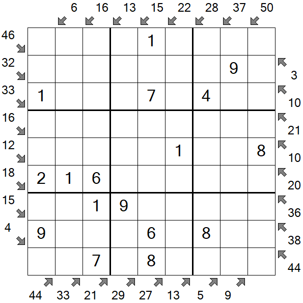 Little Killer Sudoku - Simple