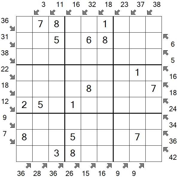 Little Killer Sudoku - Simple