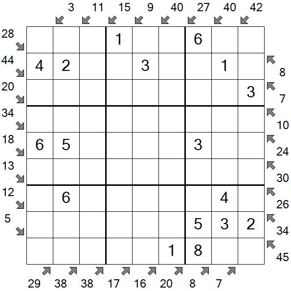 Little Killer Sudoku - Simple