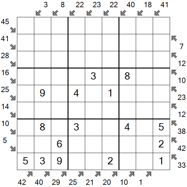 Little Killer Sudoku - Simple