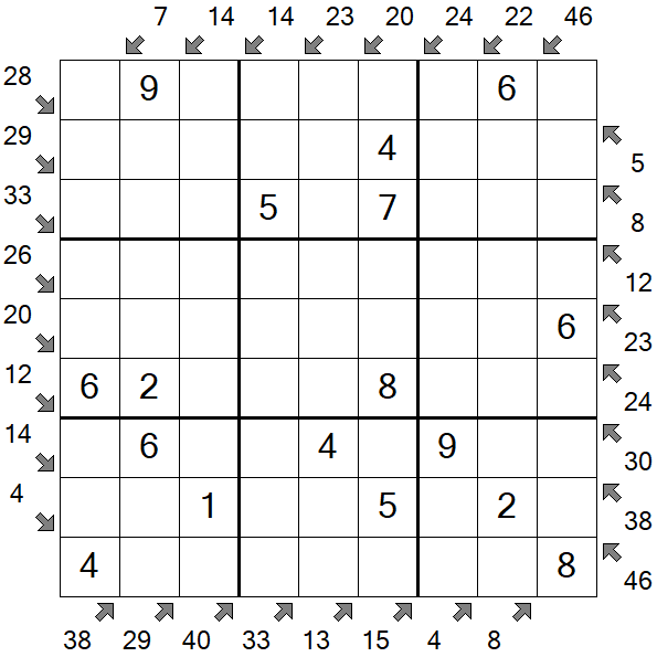 Little Killer Sudoku - Simple