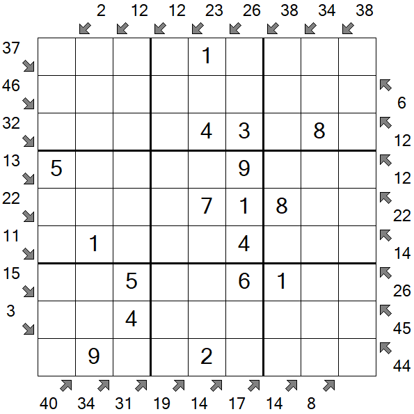 Little Killer Sudoku - Simple