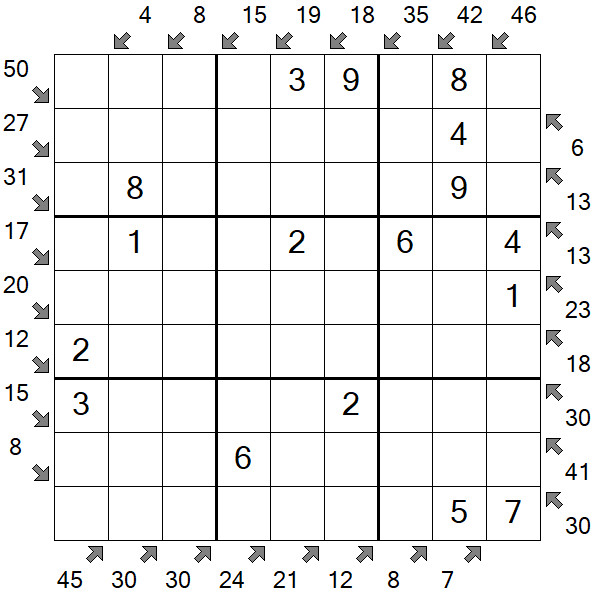Little Killer Sudoku - Simple