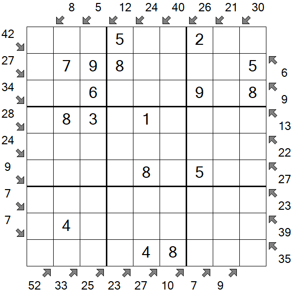 Little Killer Sudoku - Easy
