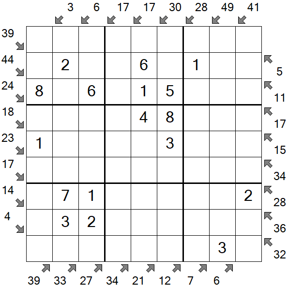Little Killer Sudoku - Easy