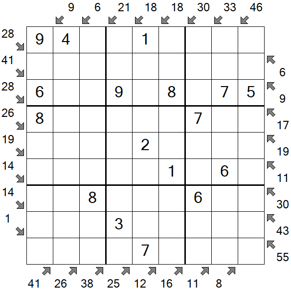 Little Killer Sudoku - Easy