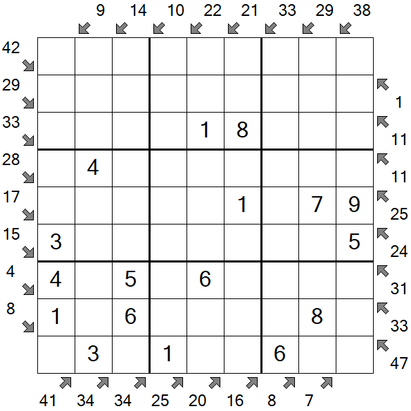 Little Killer Sudoku - Fácil