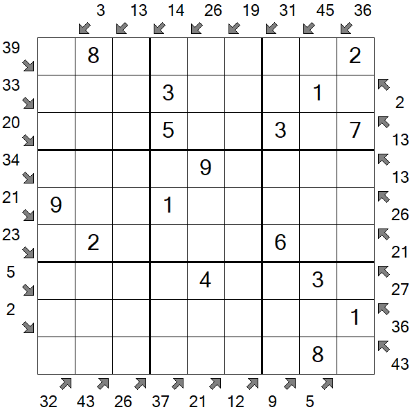 Little Killer Sudoku - Fácil