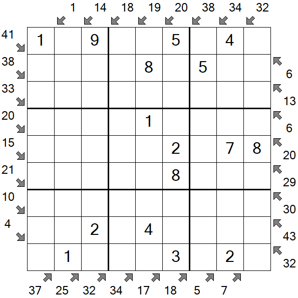 Little Killer Sudoku - Fácil
