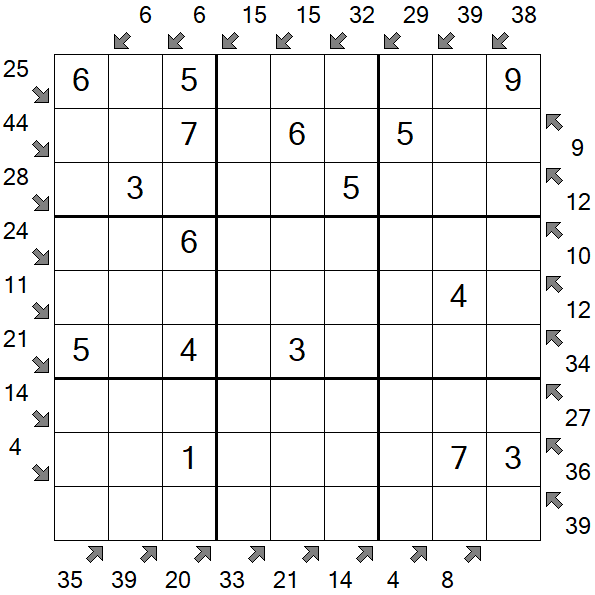 Little Killer Sudoku - Fácil
