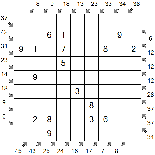 Little Killer Sudoku - Fácil