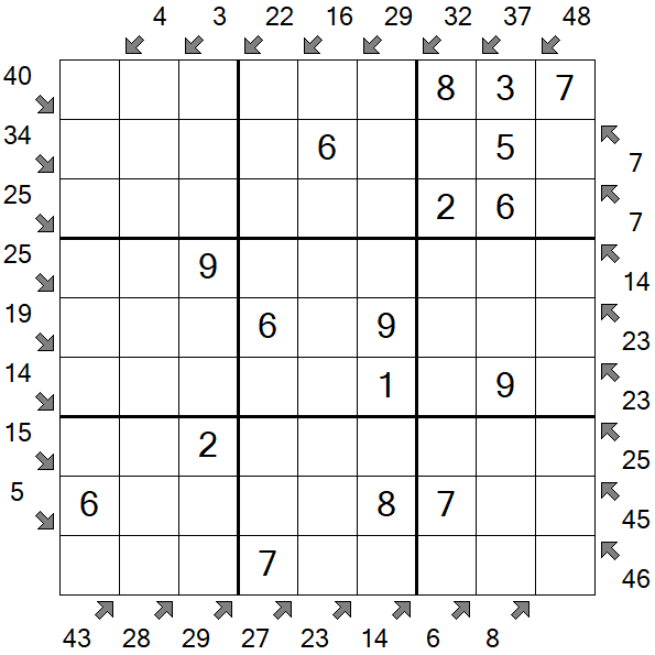 Little Killer Sudoku - Easy