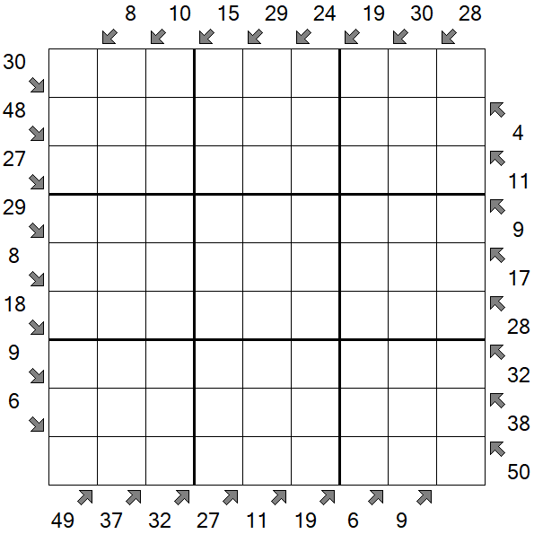 Little Killer Sudoku - Difficile