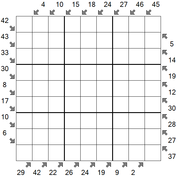 Little Killer Sudoku - Difícil
