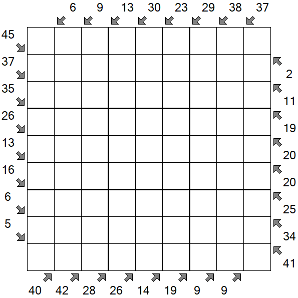Little Killer Sudoku - Hard