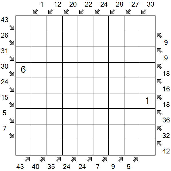 Little Killer Sudoku - Hard