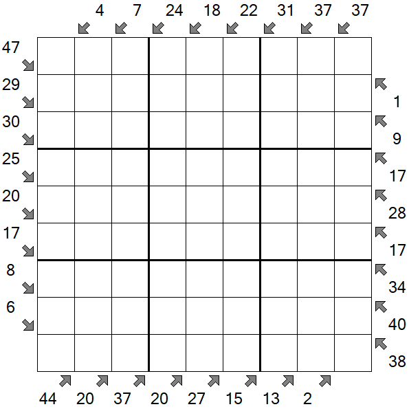 Little Killer Sudoku - Hard